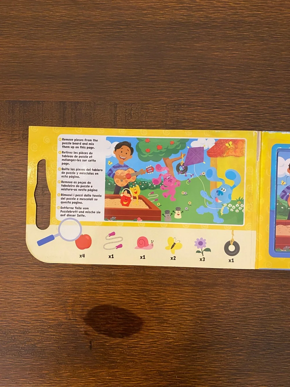 Melissa & Doug Blue's Clues & You! Magnetic Jigsaw Puzzles - Blue, Red, Purple